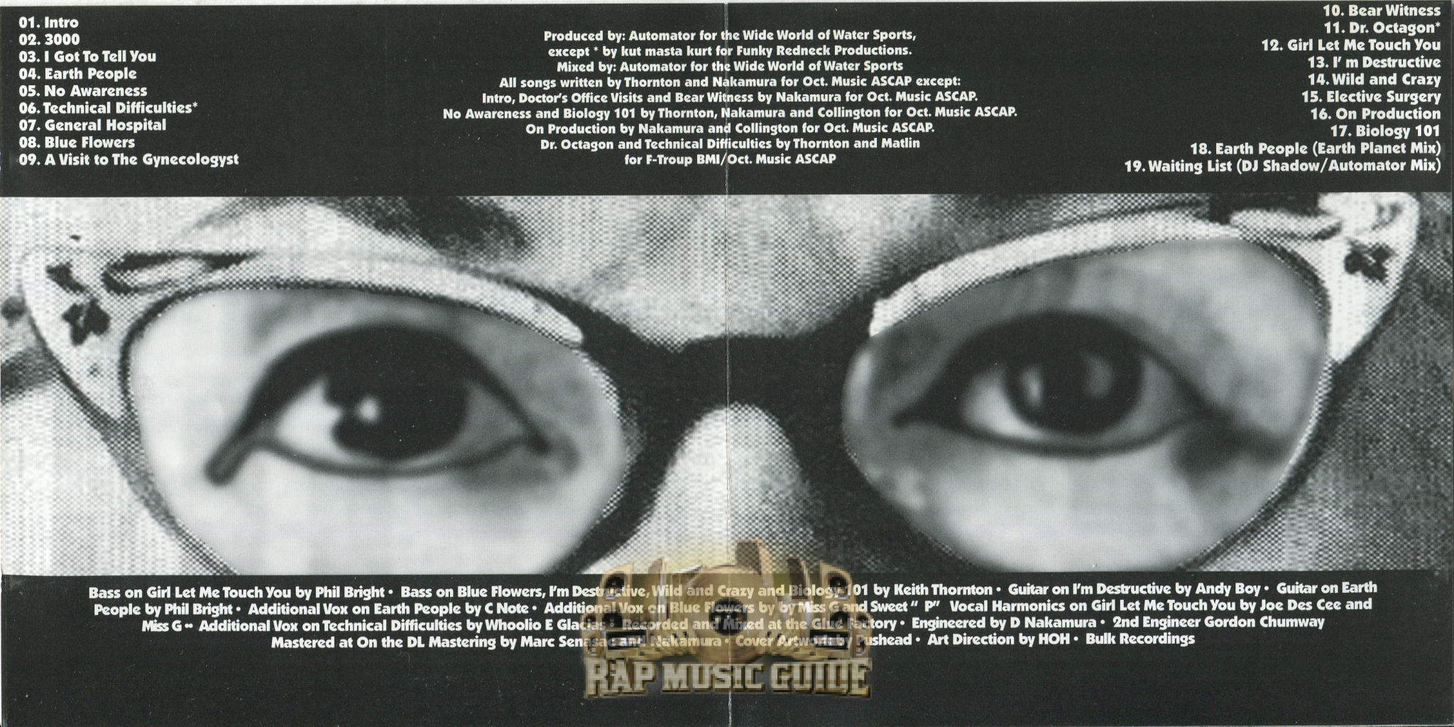Dr. Octagon - Dr. Octagonecologyst: 1st Press. CD | Rap